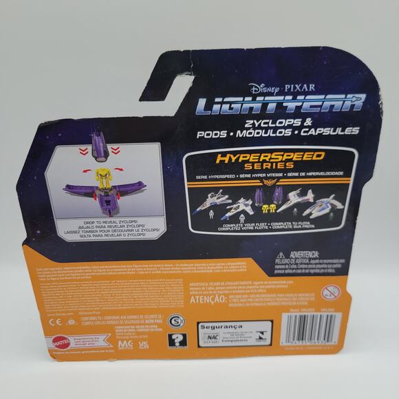 Disney Pixar Hyperspeed Series Zyclops and Pods Action Figure Toy Set - Picture 3 of 3